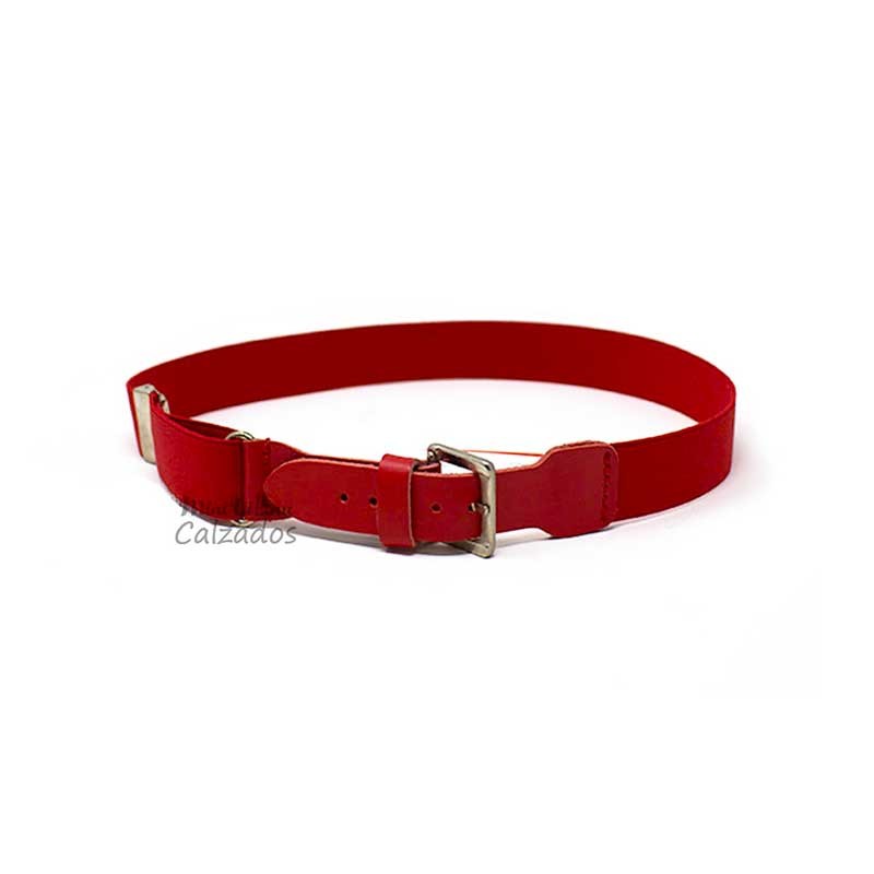 Cinturón Elástico Unisex Rojo MiniVillena