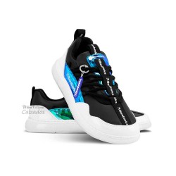 Deportivas Barebarics Futura Iridescent Black