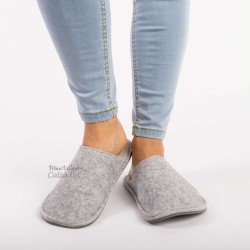 Slippers Gris Suela Gris Snugi