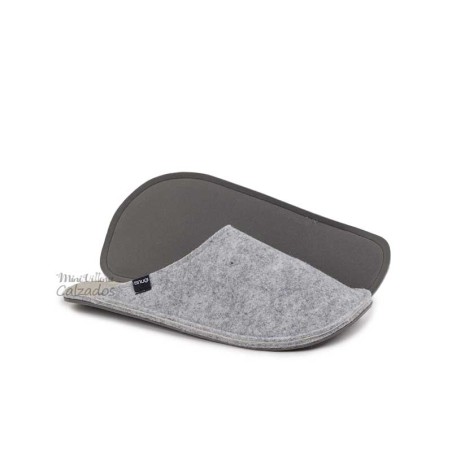 Slippers Gris Suela Gris Snugi