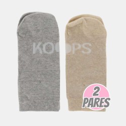 Pack 2 Calcetines Beige...