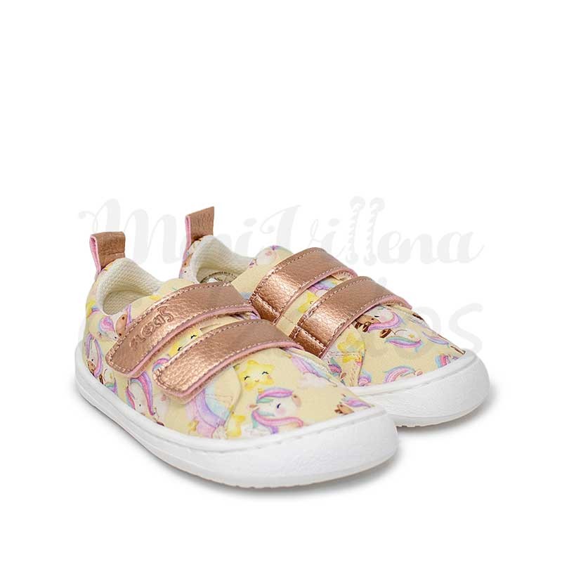 Zapatillas de Lona 9110 Unicornio Nude Nens